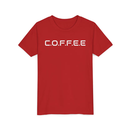 Youth Adult Coffee Christian White Letters & Image