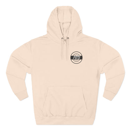 Adult 105 Christian Black and White Letters Hoodie