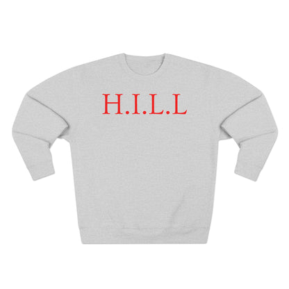 Hill Christian Red Words Crewneck