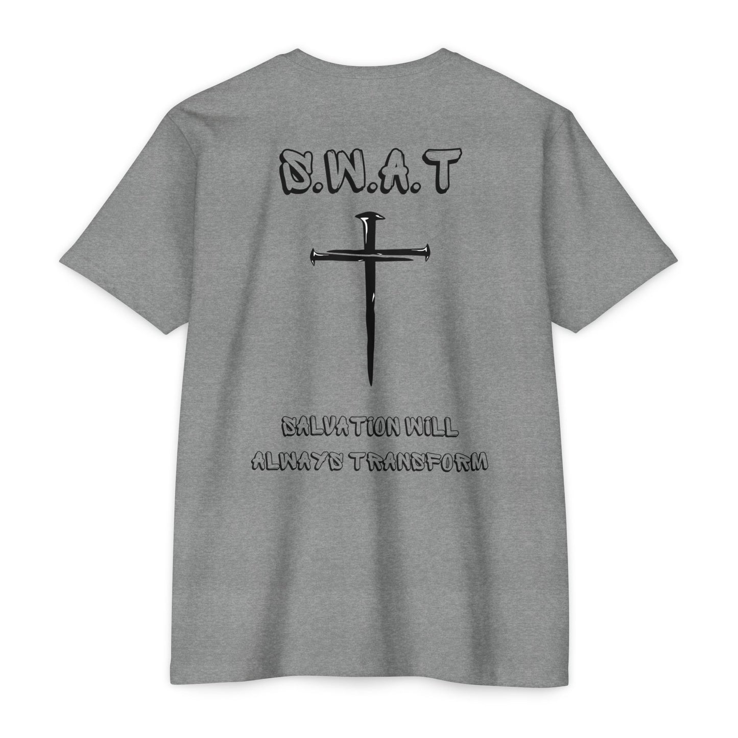 Adult Swat Christian Black Words Premium tee
