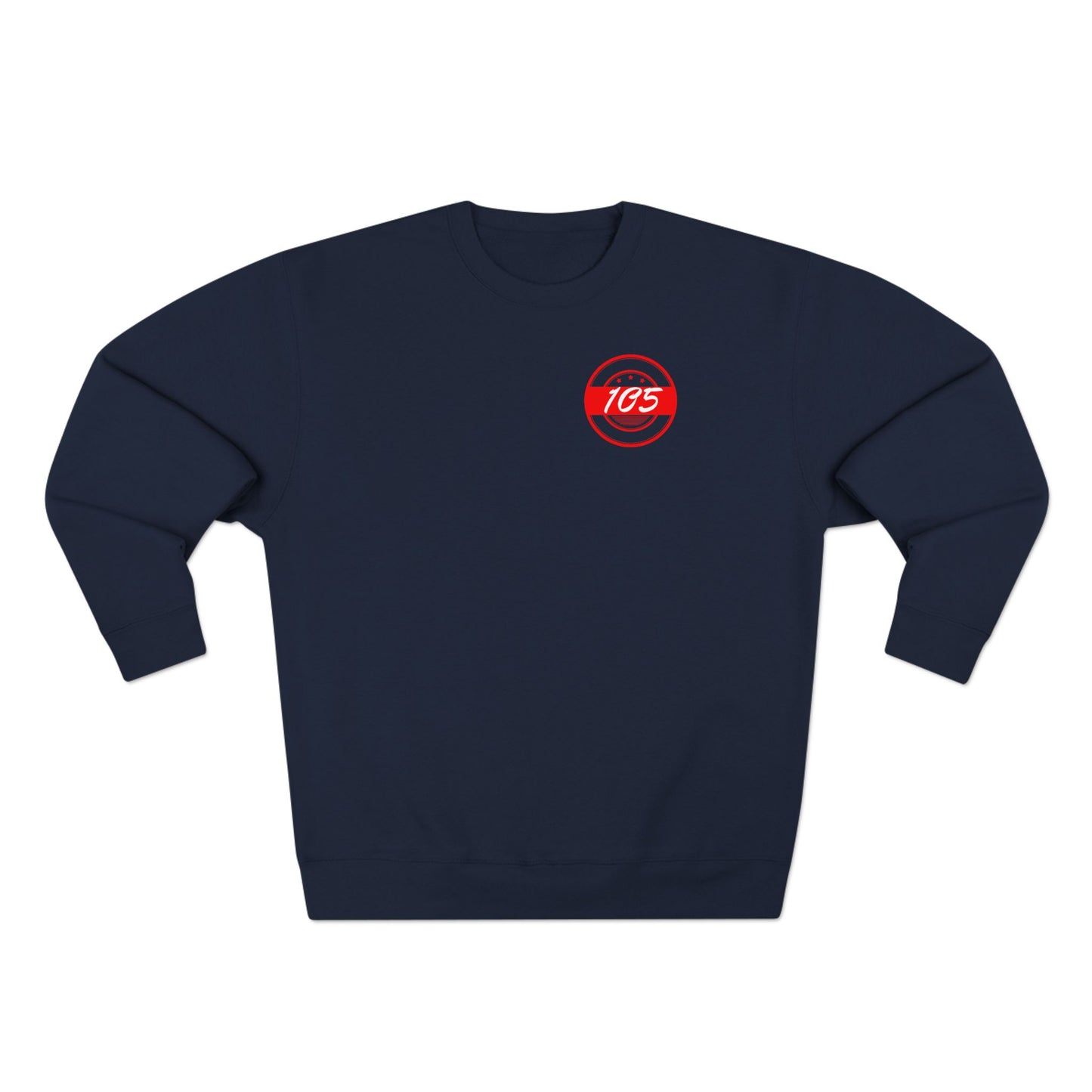Adult 105 Christian Red and White Letters Crewneck