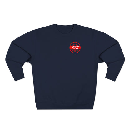 Adult 105 Christian Red and White Letters Crewneck