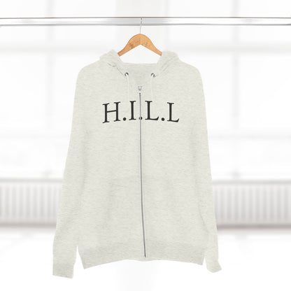 Hill Christian Black Words Hoodie Zipper