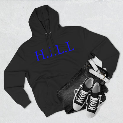 Hill Christian Blue Words Hoodie