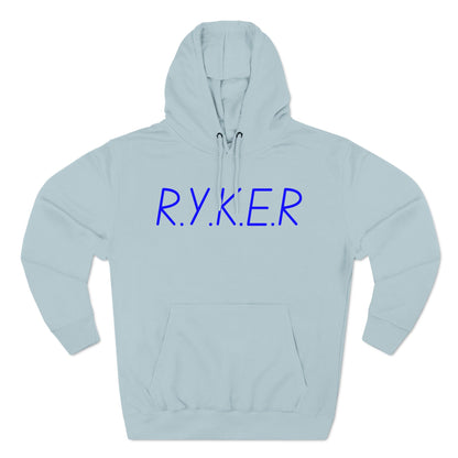 RYKER Christian Blue Letters Hoodie
