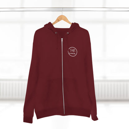 Clothe Yourself White Hoodie Zipper (scripture)