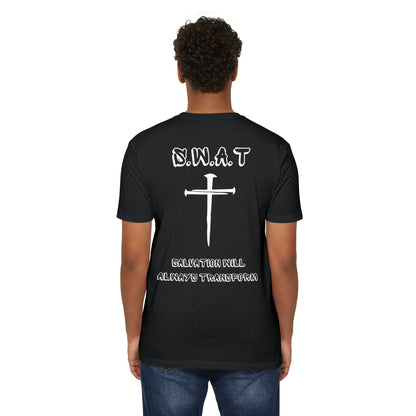 Adult Swat Christian White Words Premium tee