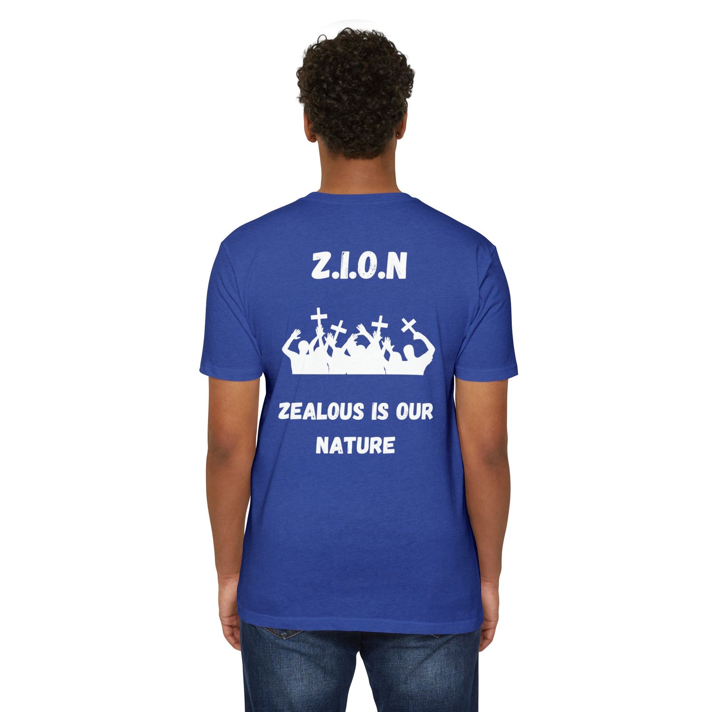 Adult Zion White Words & Image