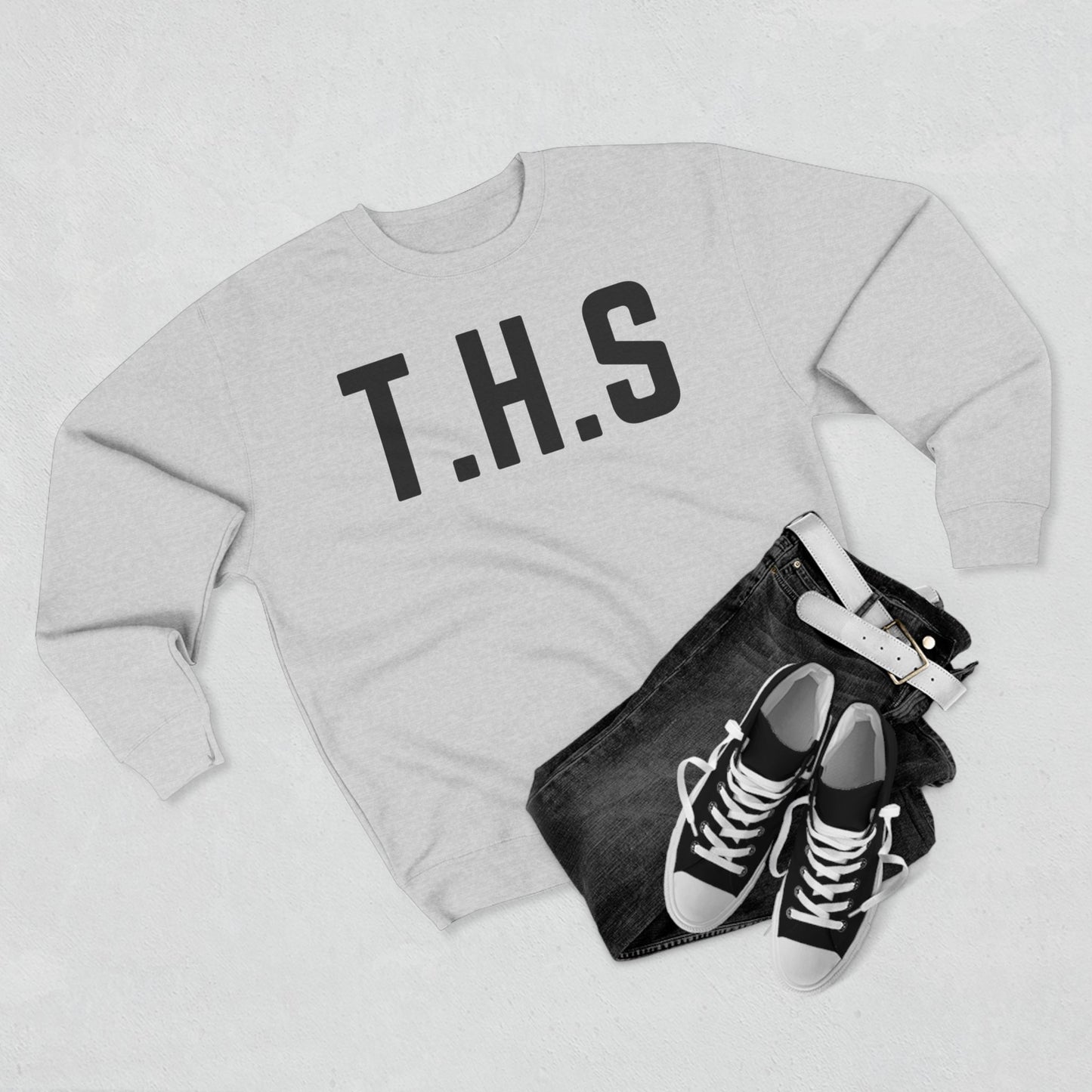 Adult T.H.S Trusting His Spirit Specialty Hoodie Black Letters