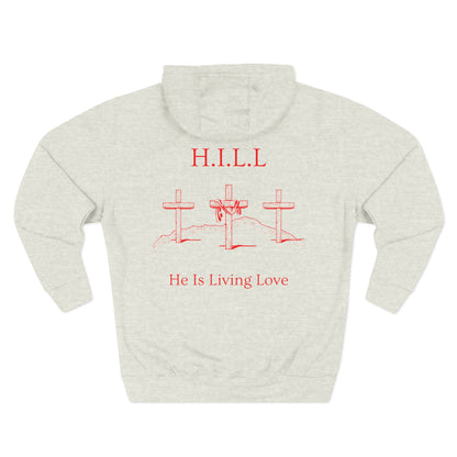 Hill Christian Red Words Hoodie