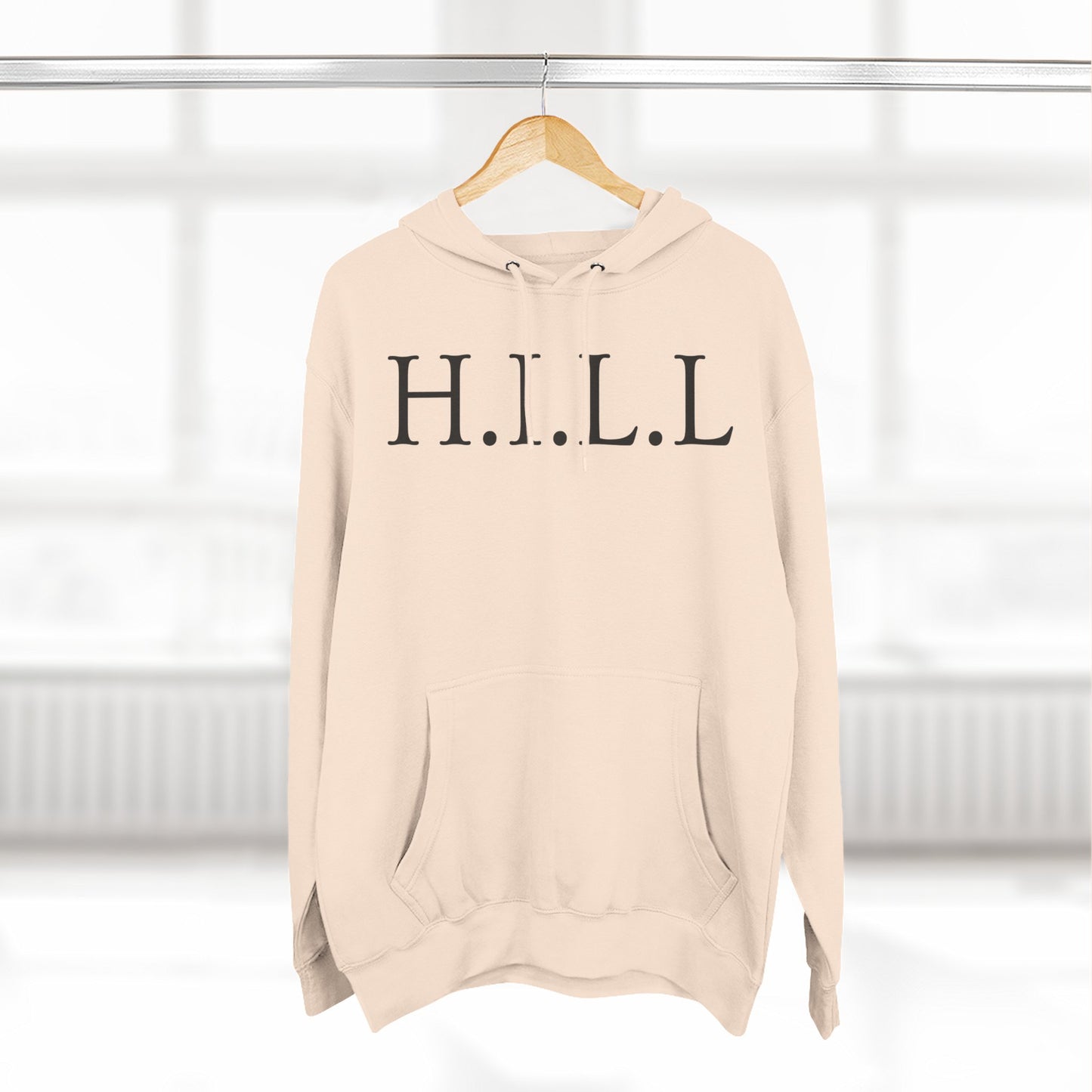 Hill Christian Black Words Hoodie