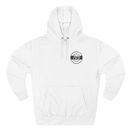 Adult 105 Christian Black and White Letters Hoodie