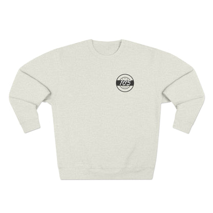 Adult 105 Christian Black and White Letters Crewneck