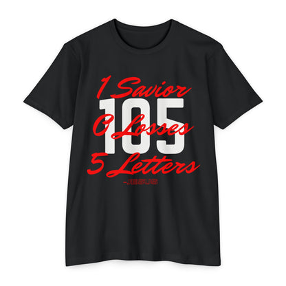 Adult 105 Christian Red and White Letters Blended