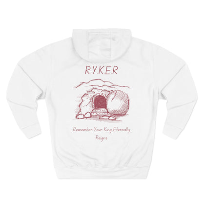 RYKER Christian Marron Letters Hoodie