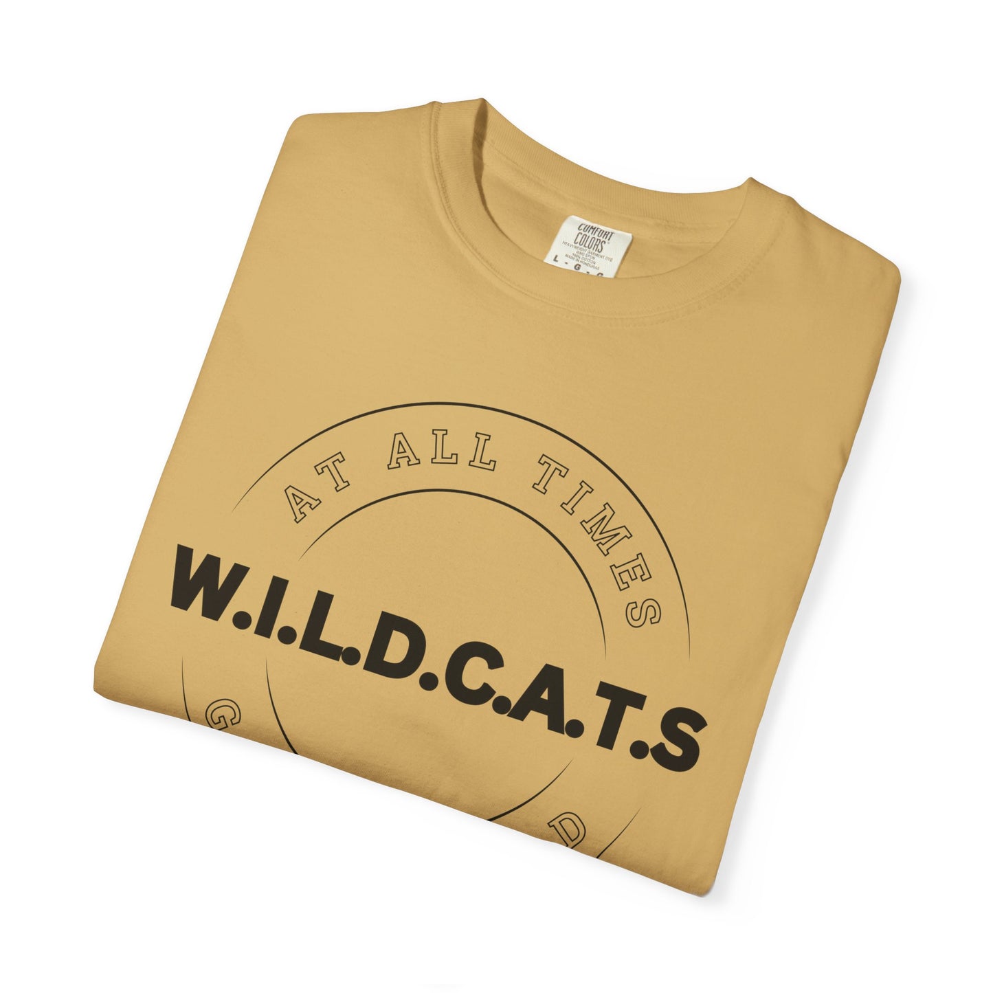 Wildcats Christian Black Letters & Picture