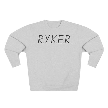 RYKER Christian Black Letters Crewneck