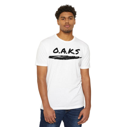 Adult Oaks Christian Black Premium Tee