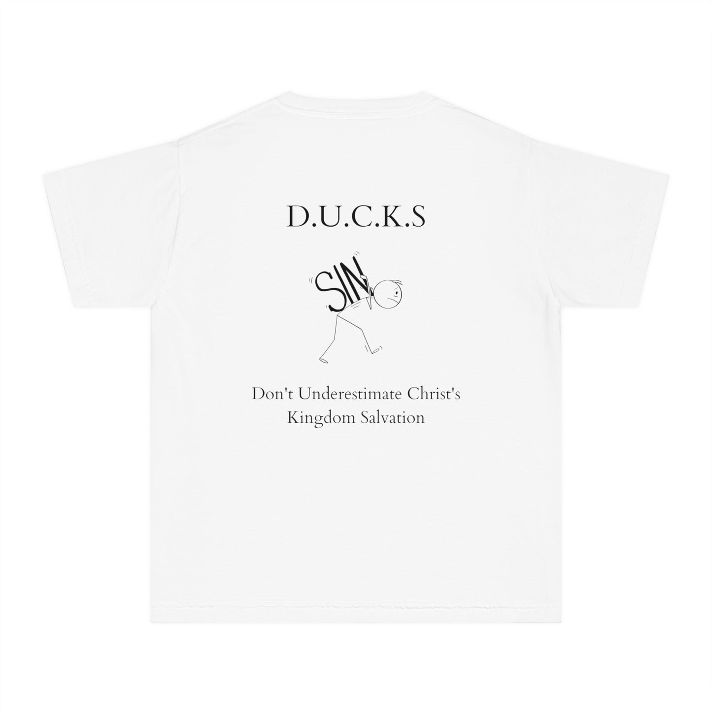 Youth Ducks Christian Black Words
