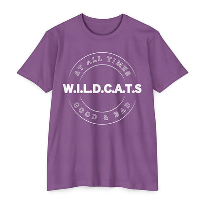 Wildcats Christian White Letters & Picture