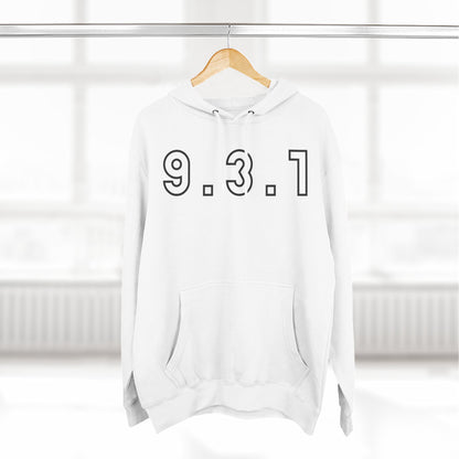 Adult 931 Black Pullover Hoodie