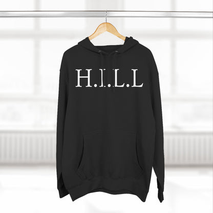 Adult Hill Christian White Words Pullover Hoodie