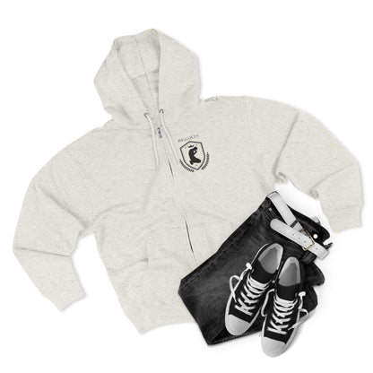 Heights Black Hoodie Zipper
