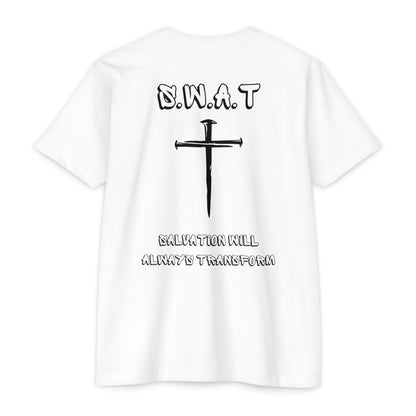 Adult Swat Christian Black Words Premium tee