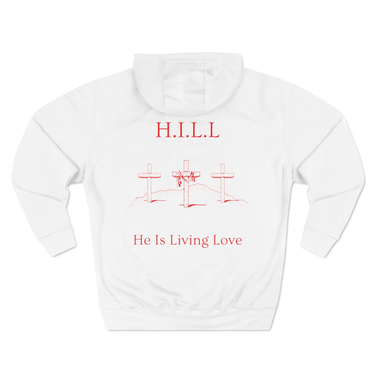 Hill Christian Red Words Hoodie