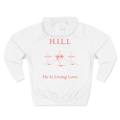 Hill Christian Red Words Hoodie