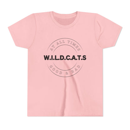 Youth Wildcats Christian Black Letters & Picture