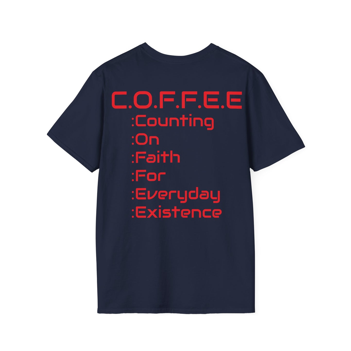 Adult Coffee Christian Red Words Only