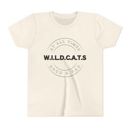 Youth Wildcats Christian Black Letters & Picture