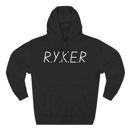 Adult RYKER Christian White Letters Pullover Hoodie