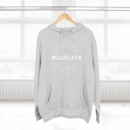 Adult Wildcats Christian White Letters & Picture Pullover Hoodie