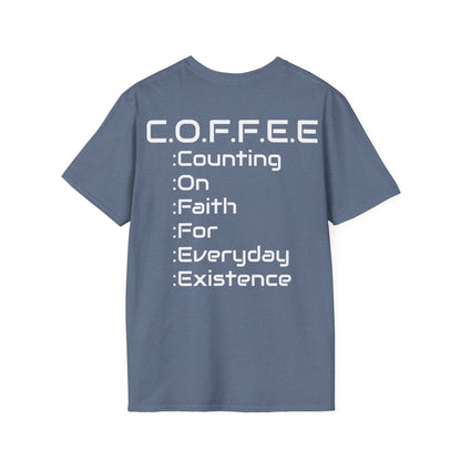 Adult Coffee Christian White Words Only