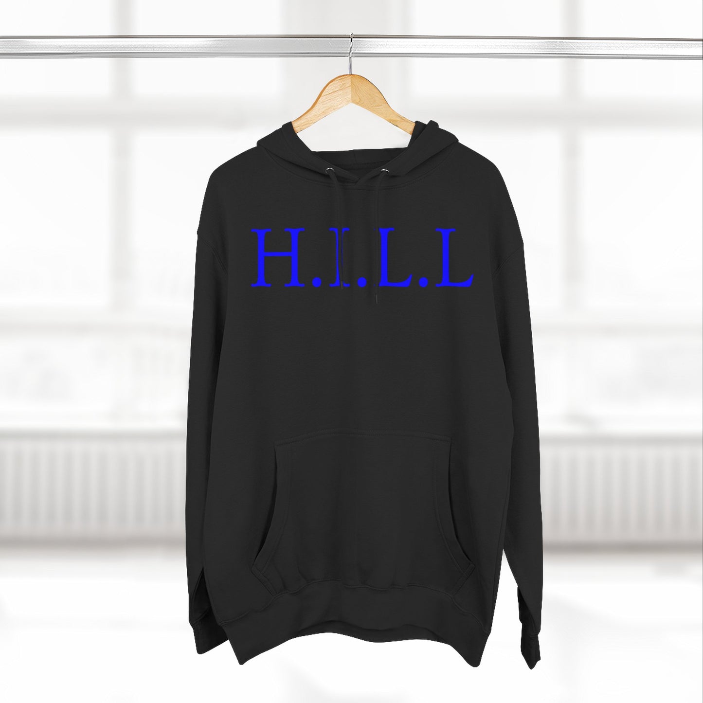Hill Christian Blue Words Hoodie