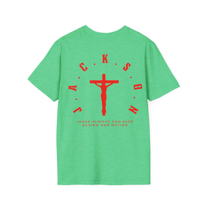 Jackson Believing Christian Red Letters & Cross