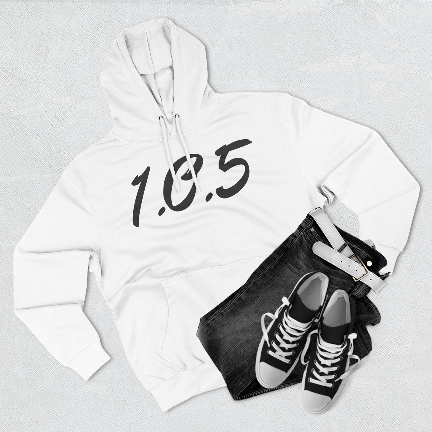 Specialty Adult 105 Christian Black and White Letters Hoodie