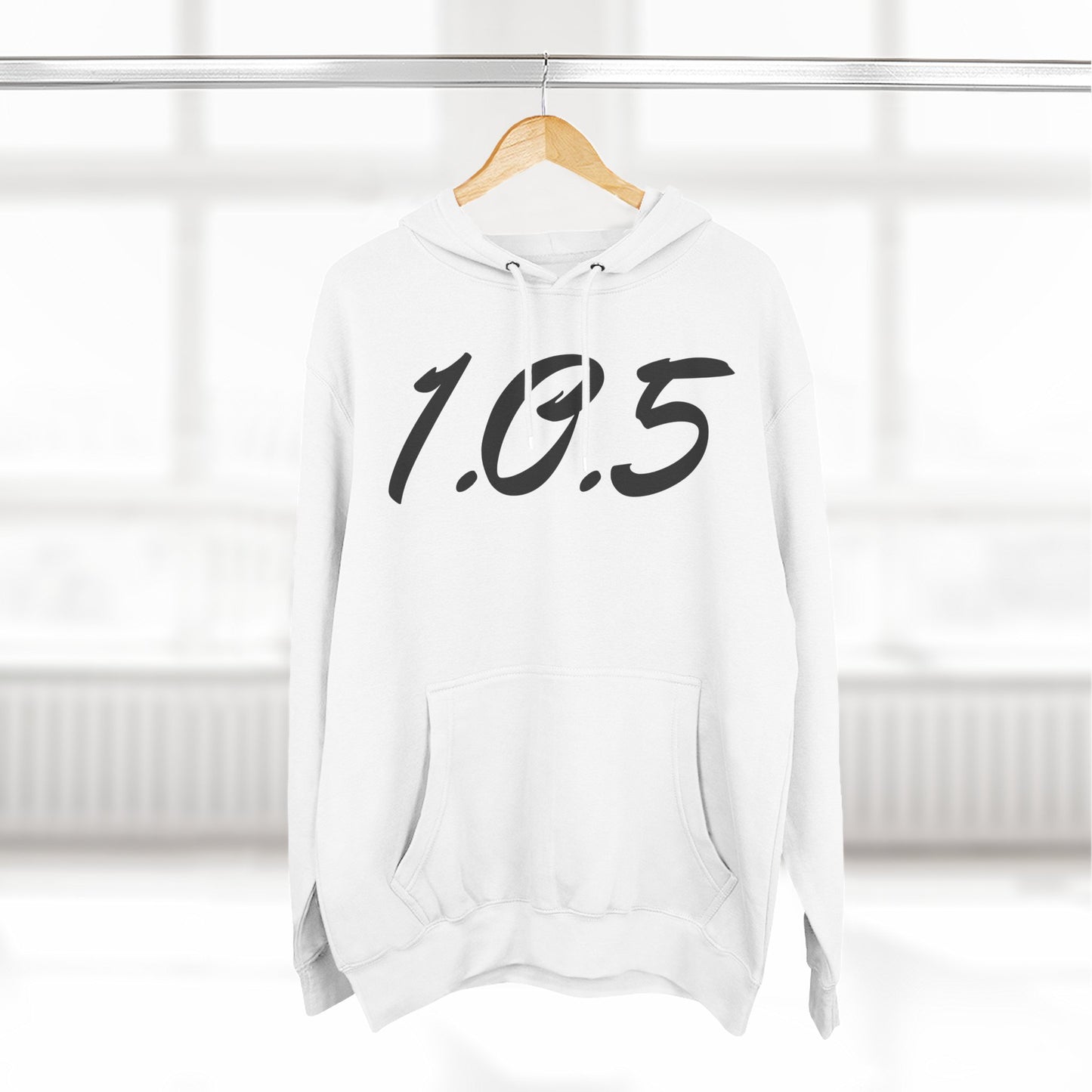 Specialty Adult 105 Christian Black and White Letters Hoodie