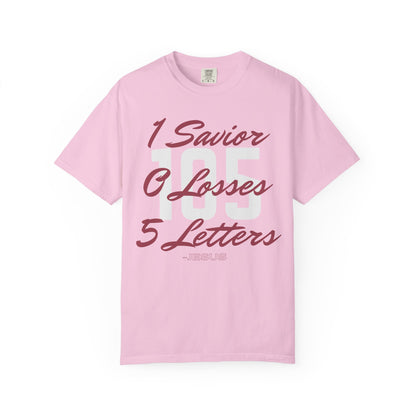 Adult 105 Christian Marron and White Letters