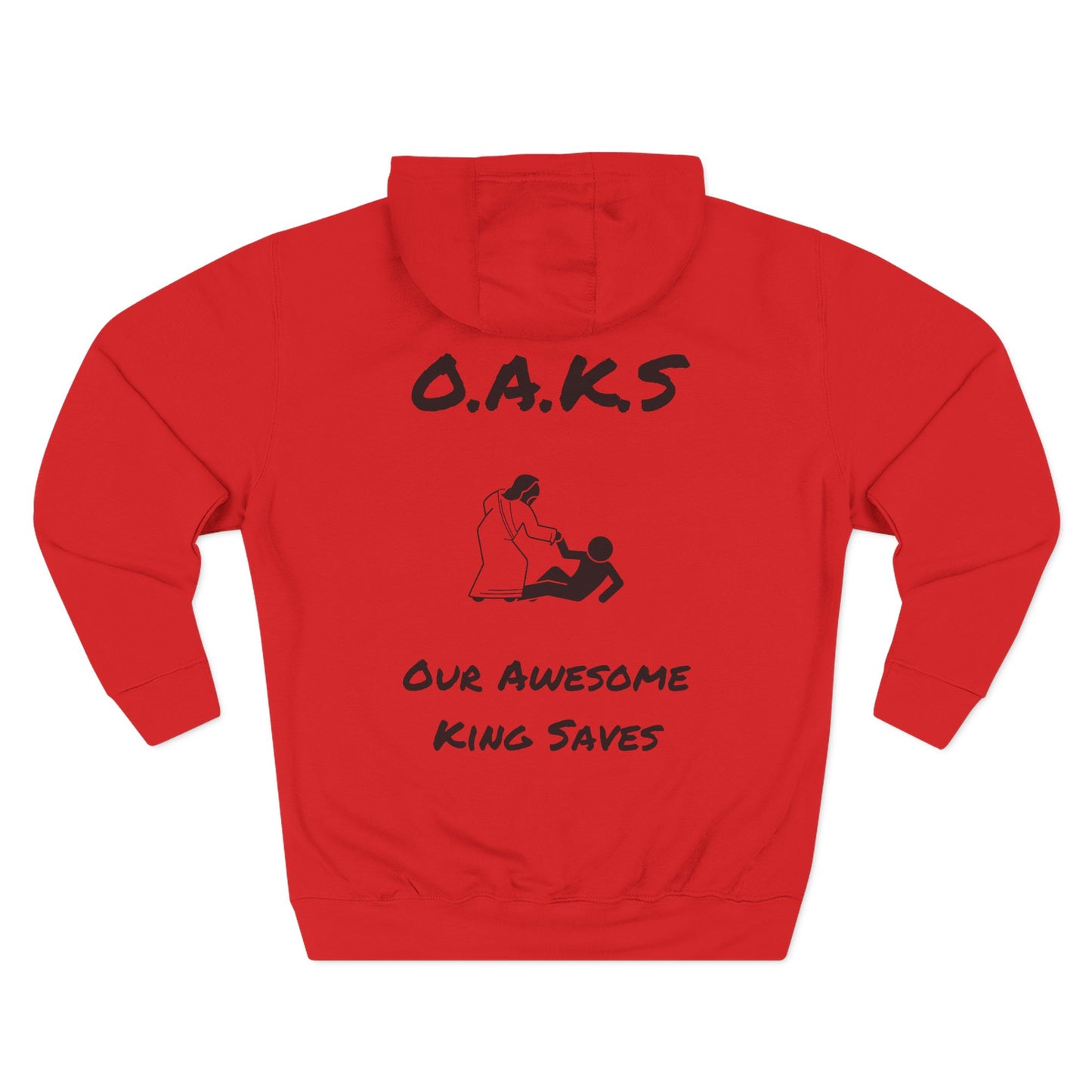 Adult Oaks Christian Black Pullover Hoodie