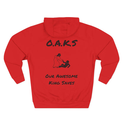 Adult Oaks Christian Black Pullover Hoodie