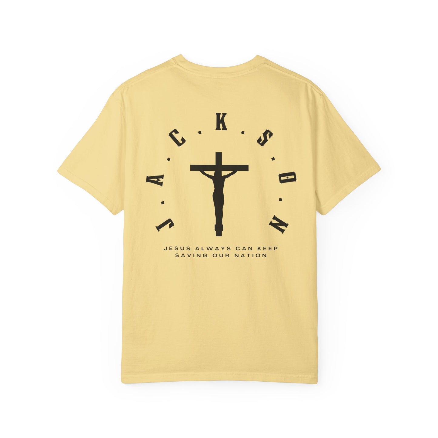 Jackson Believing Christian Black Letters & Cross