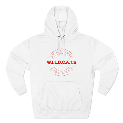 Wildcats Christian Red Letters & Picture Hoodie
