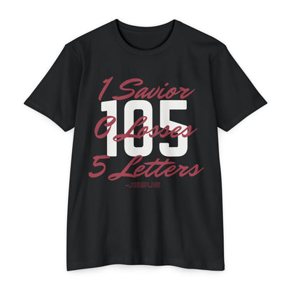 Adult 105 Christian Marron and White Letters Blended