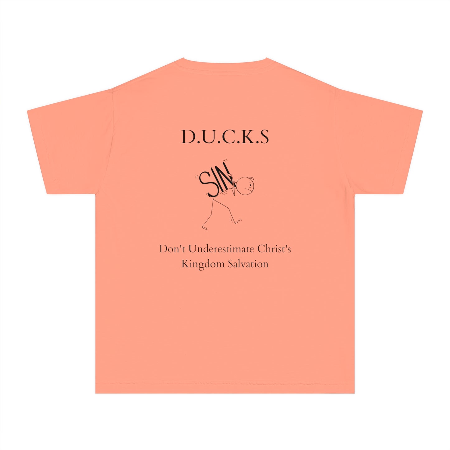 Youth Ducks Christian Black Words
