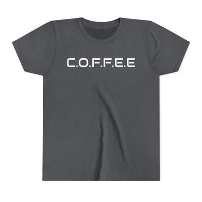 Youth Adult Coffee Christian White Letters & Image