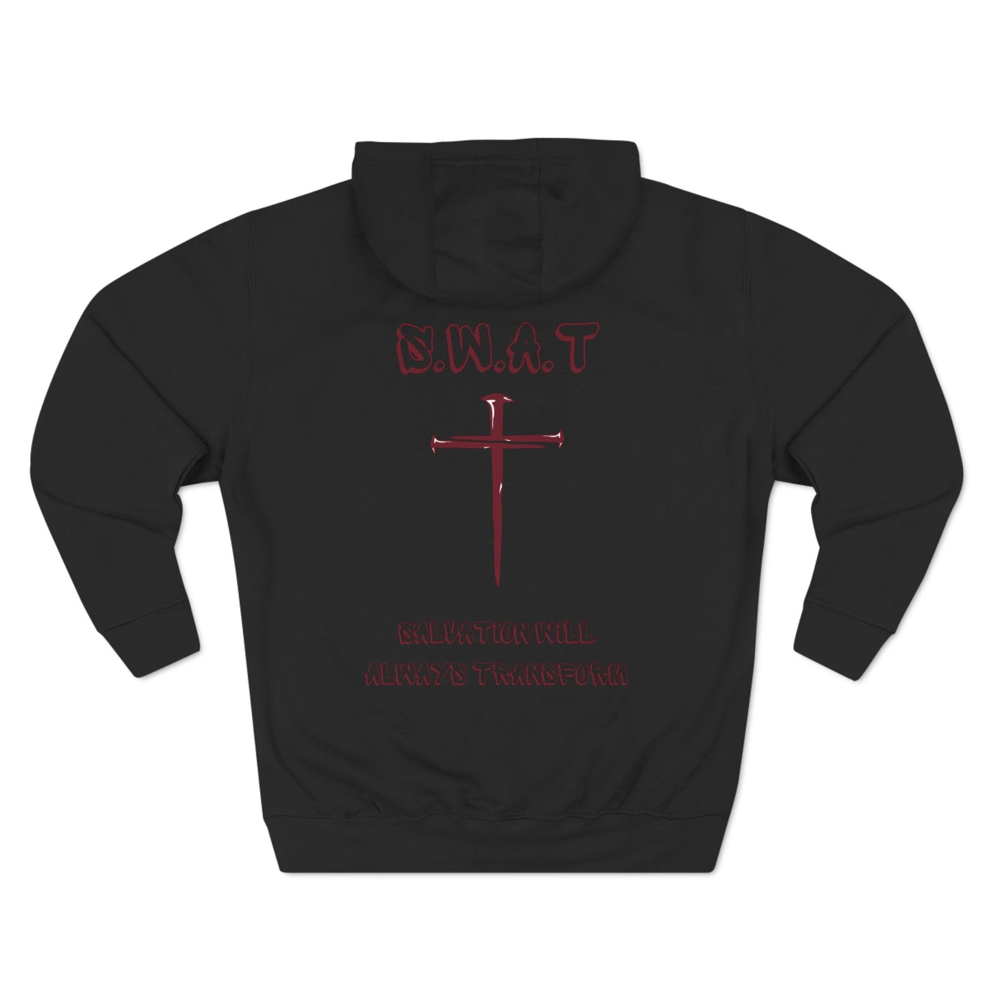 Swat Christian Marron Words Hoodie