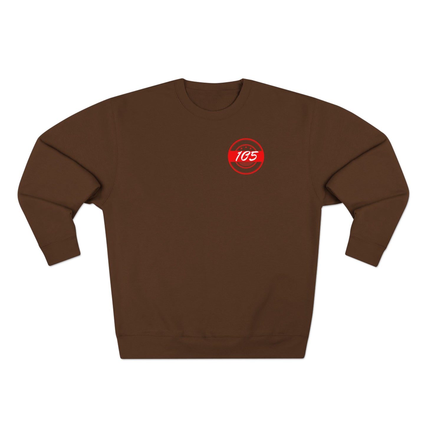 Adult 105 Christian Red and White Letters Crewneck